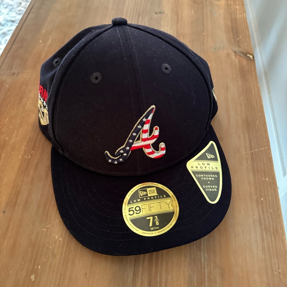 NWT New Era Low Profilt Atlanta Braves Baseball Cap (Read Description)